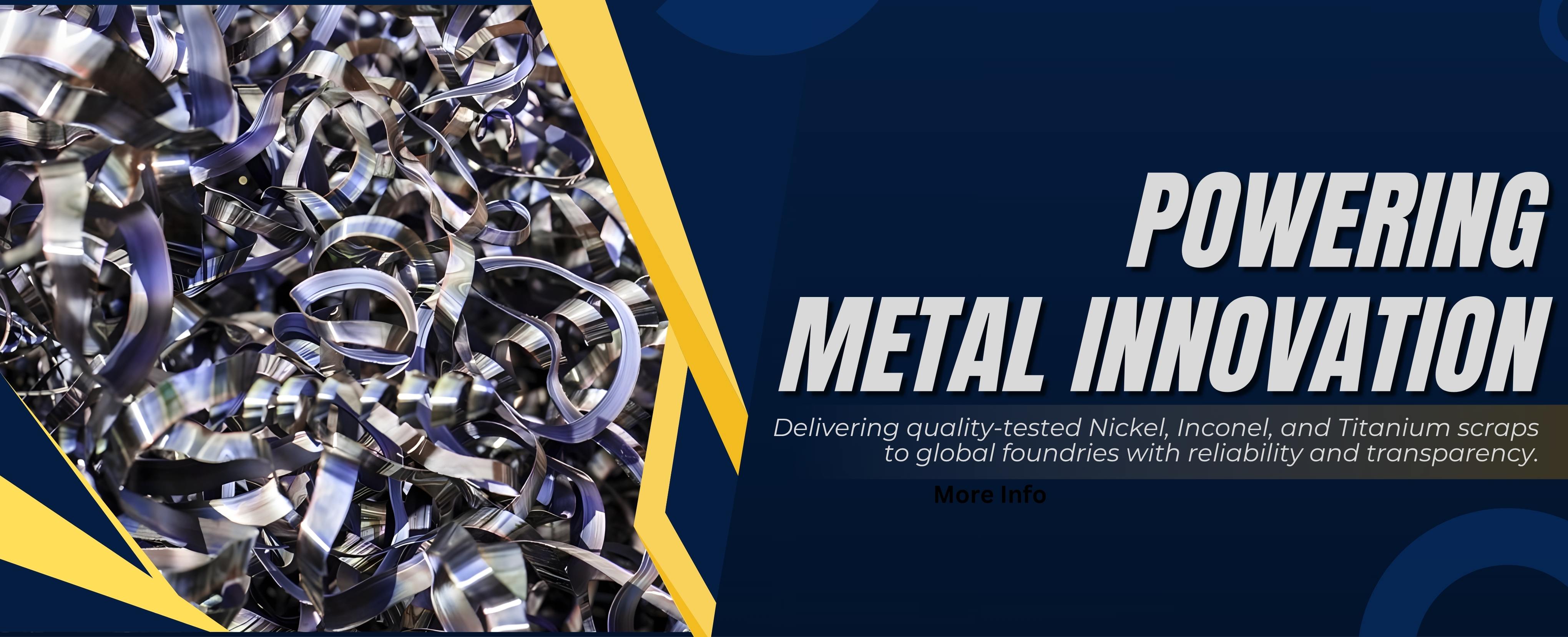 high-grade metal scrap and specialty alloys